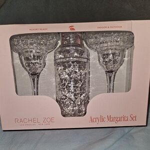 NEW Rachel Zoe Acrylic Margarita Set